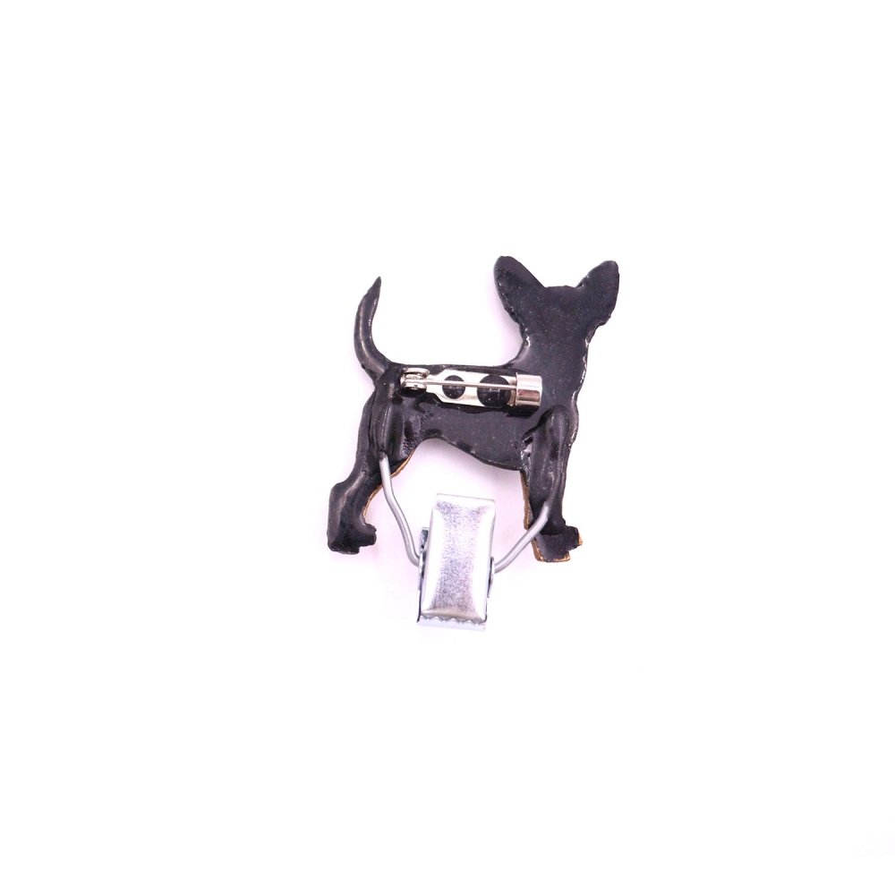 Startnummern Clip Pinscher black and tan 2-Tierisch tolle Geschenke