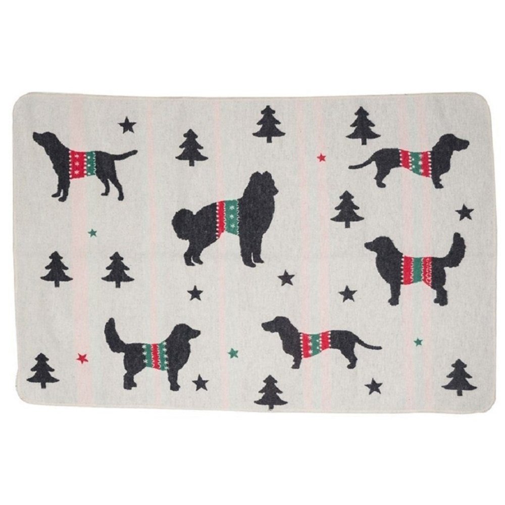 Hundedecke xmas Silhouetten-Tierisch tolle Geschenke