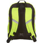 Hundesport Rucksack neongelb Rückansicht