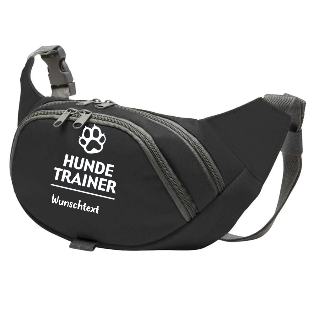 Hundetraining Bauchtasche mit 2-Wege-Reißverschluss