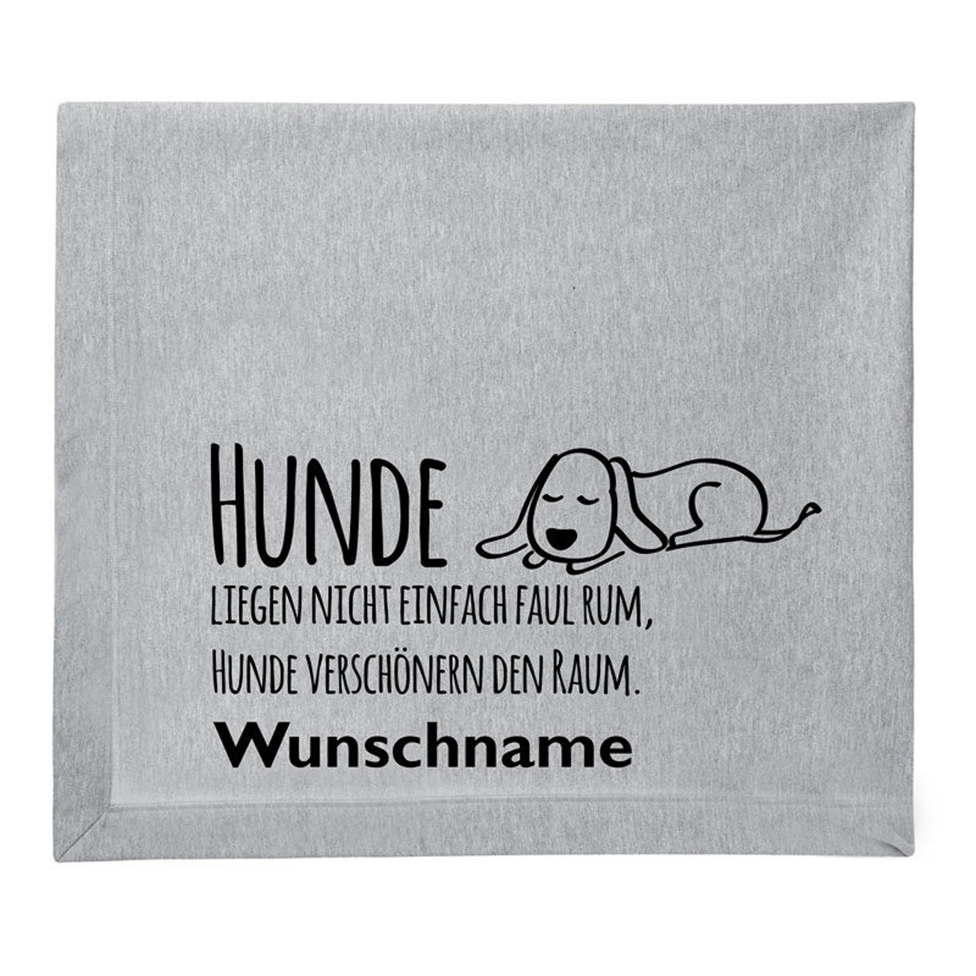 Hunde verschönern - Hunde-Schmusedecke 127cm x 150cm, tierisch tolle geschenke