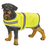 Hundewarnweste Hundetrainer Edition am Hund – personalisierte Warnweste fuer Hunde
