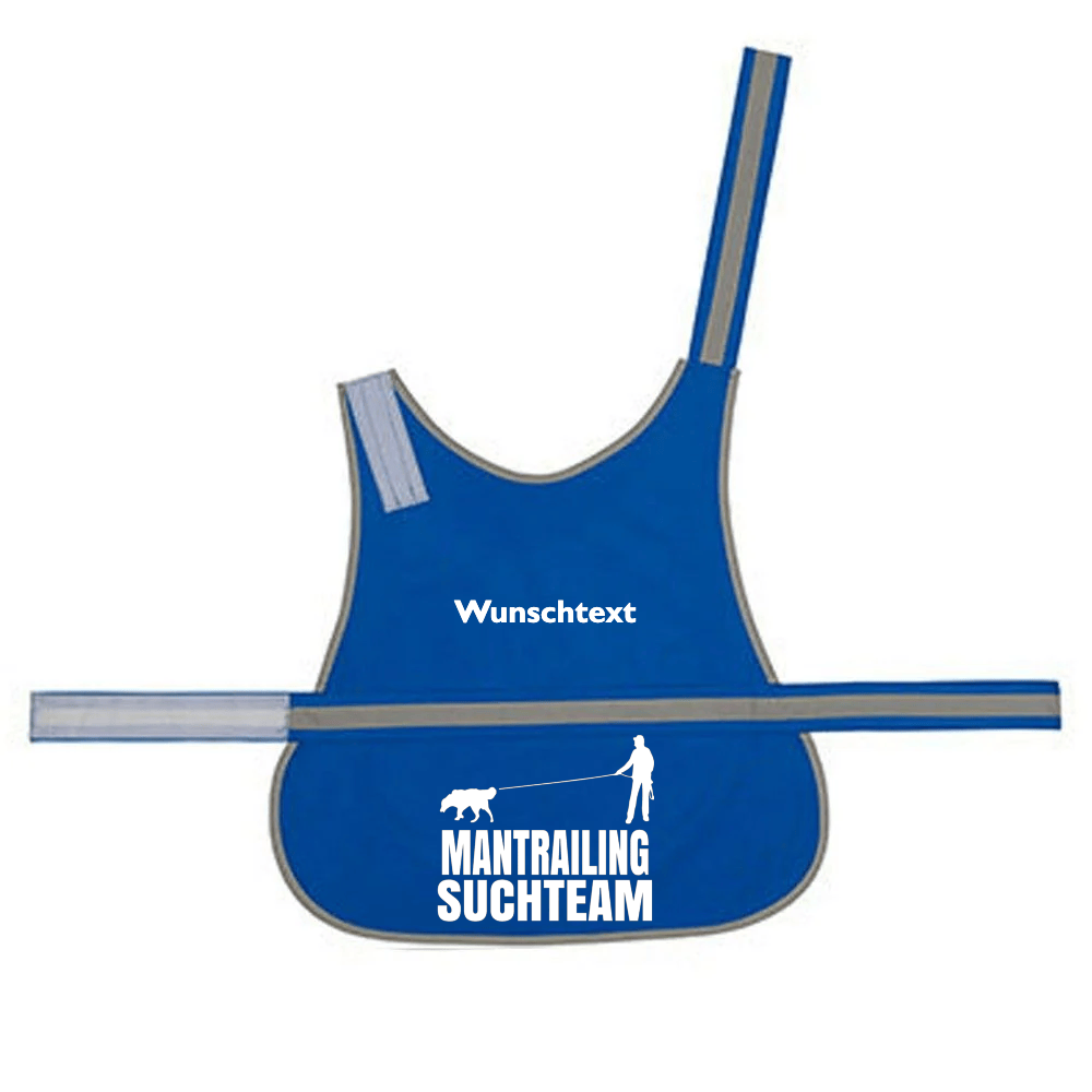Hundewarnweste Mantrailing Suchteam