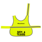 Hundewarnweste Mantrailing neongelb