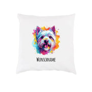 Kissenbezug Hunderassen Aquarell-Tierisch tolle Geschenke