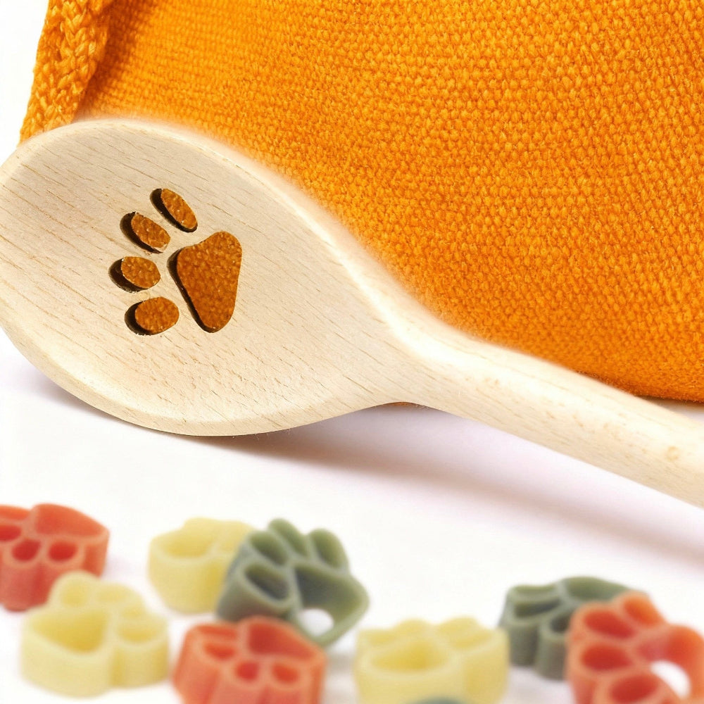 Kochlöffel mit Pfotendesign als Teil des Geschenksets