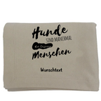 Kuschelige Hundedecke personalisierbar BESSER