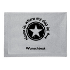 Kuschelige Hundedecke personalisierbar HOME