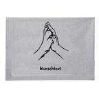 Kuschelige Hundedecke personalisierbar Handpfte