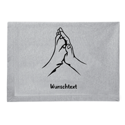 Kuschelige Hundedecke personalisierbar Handpfte