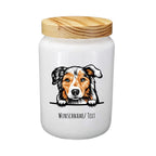 Leckerlidose Keramik mit Hundemotiv