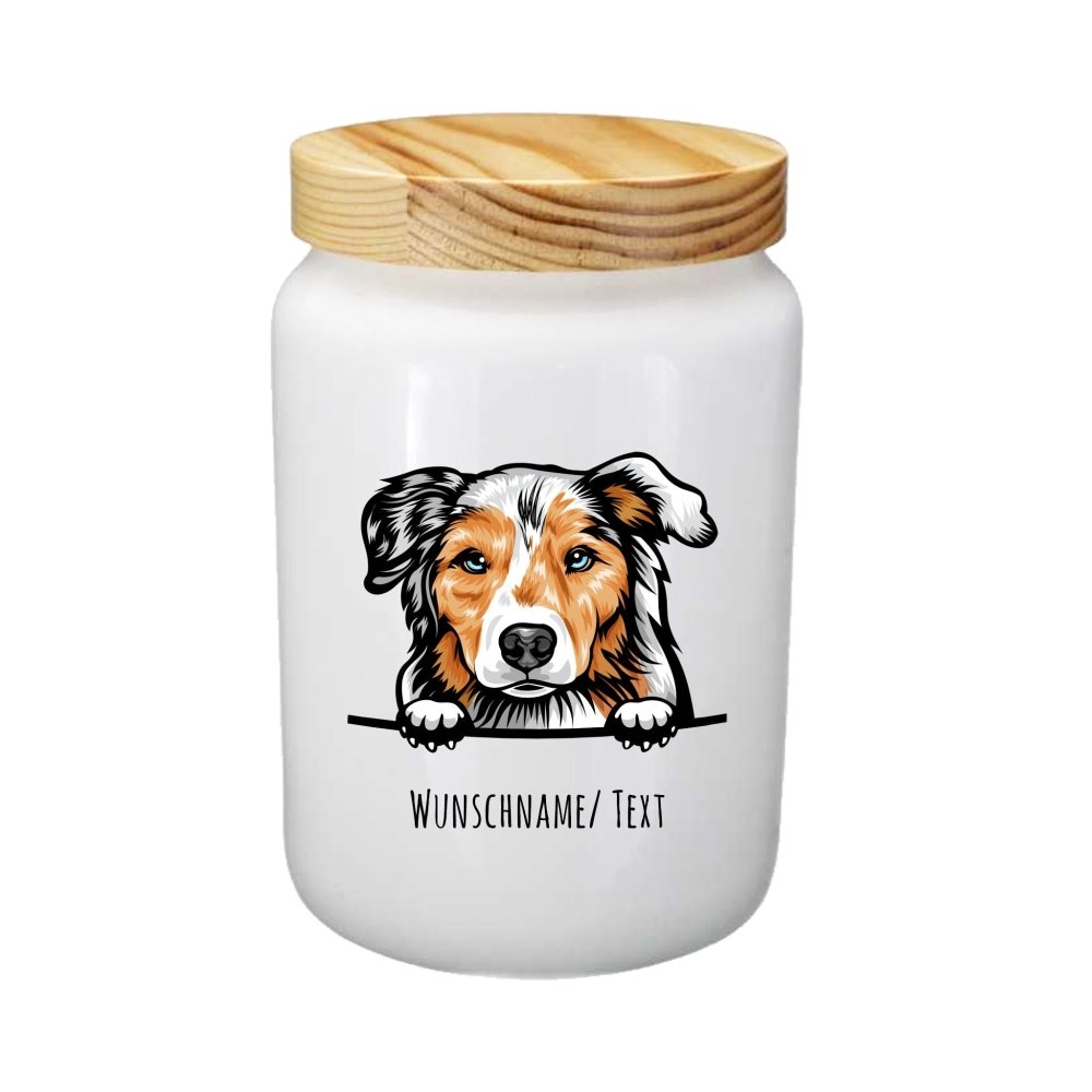 Leckerlidose Keramik mit Hundemotiv