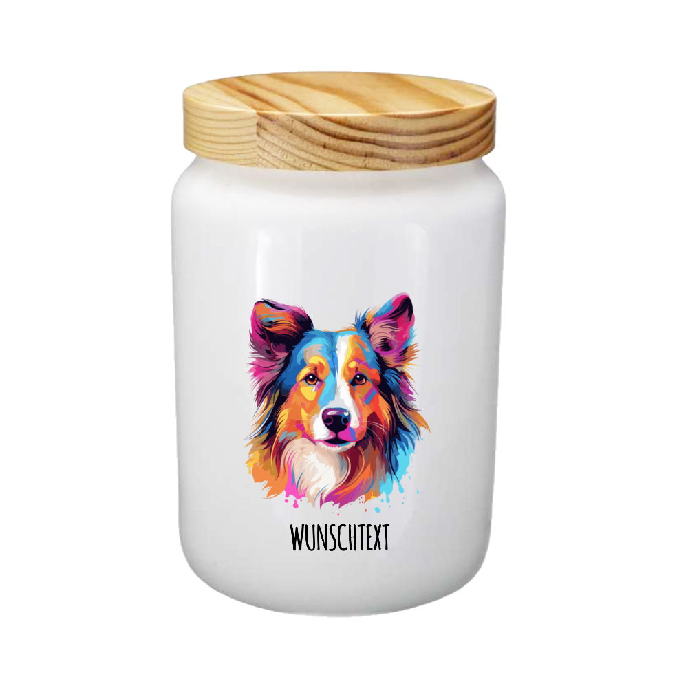 Leckerlidose_Hunderasse_Pop Art Collie