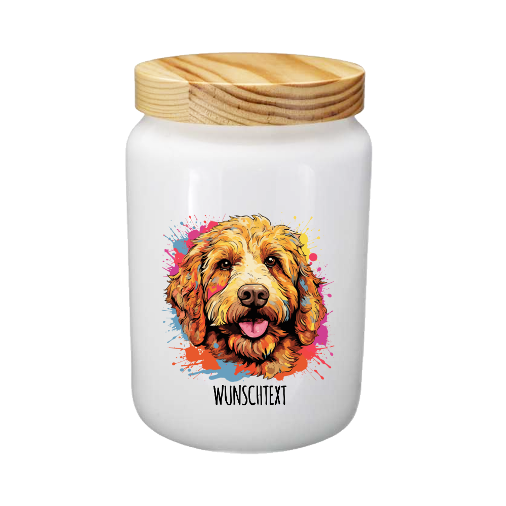 Leckerlidose_Hunderasse_Pop Art Doodle