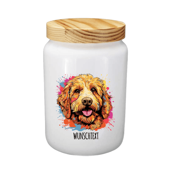 Leckerlidose_Hunderasse_Pop Art Doodle