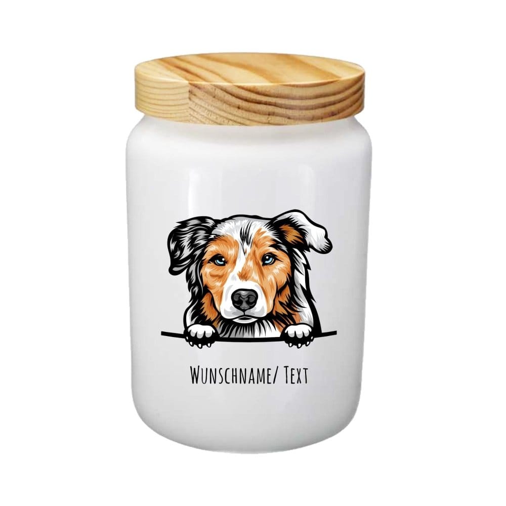 Leckerlidose Keramik mit Hundemotiv