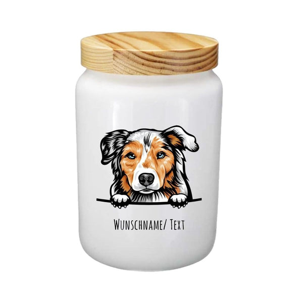 Leckerlidose Keramik mit Hundemotiv