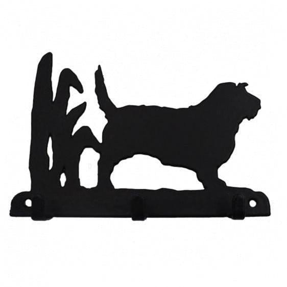 Leinengarderobe Petit Basset Griffon Vendéen aus Stahl mit 3 Haken