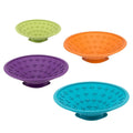 LickiMat Splash gruen - Leckmatte fuer Hunde mit Saugnapf fuer stressfreies Baden und Groomen