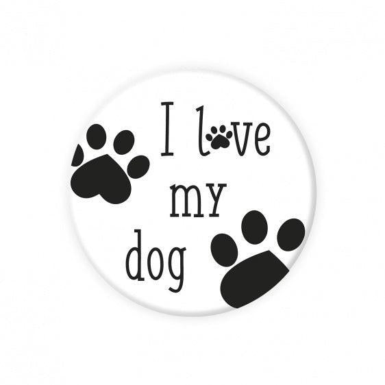 Magnet: I love my dog-Tierisch-tolle-Geschenke-Tierisch-tolle-Geschenke
