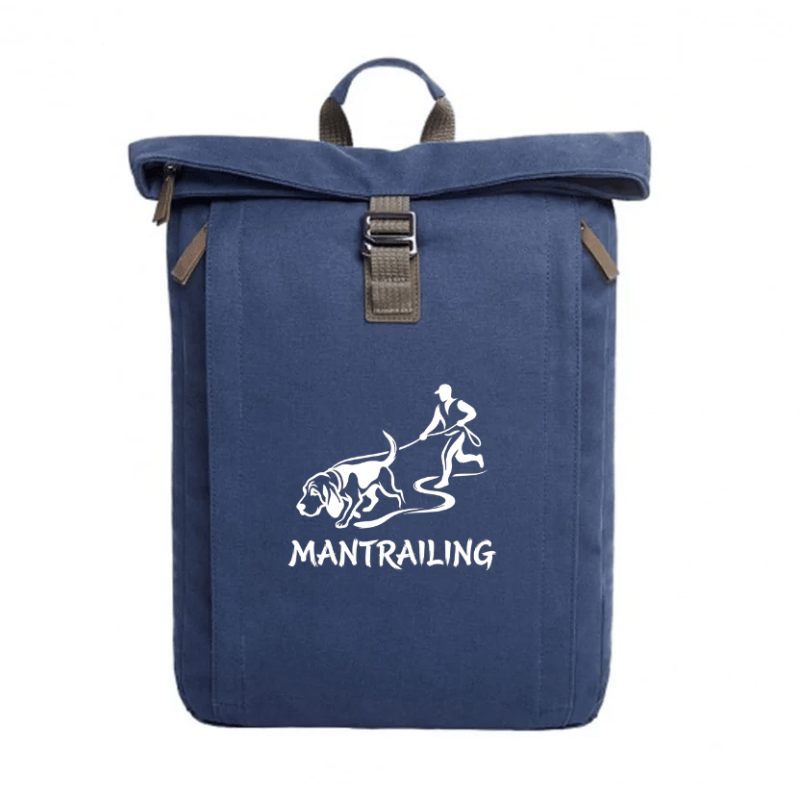 Mantrailing Rucksack personalisiert mit Namen Vorderansicht