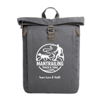 Mantrailing Rucksack personalisiert mit Namen Vorderansicht