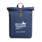 Mantrailing Rucksack personalisiert mit Namen Vorderansicht