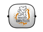 Sonnenschutz-Set „Meine Kinder haben Pfoten!“ - zwei Blenden-Tierisch tolle Geschenke