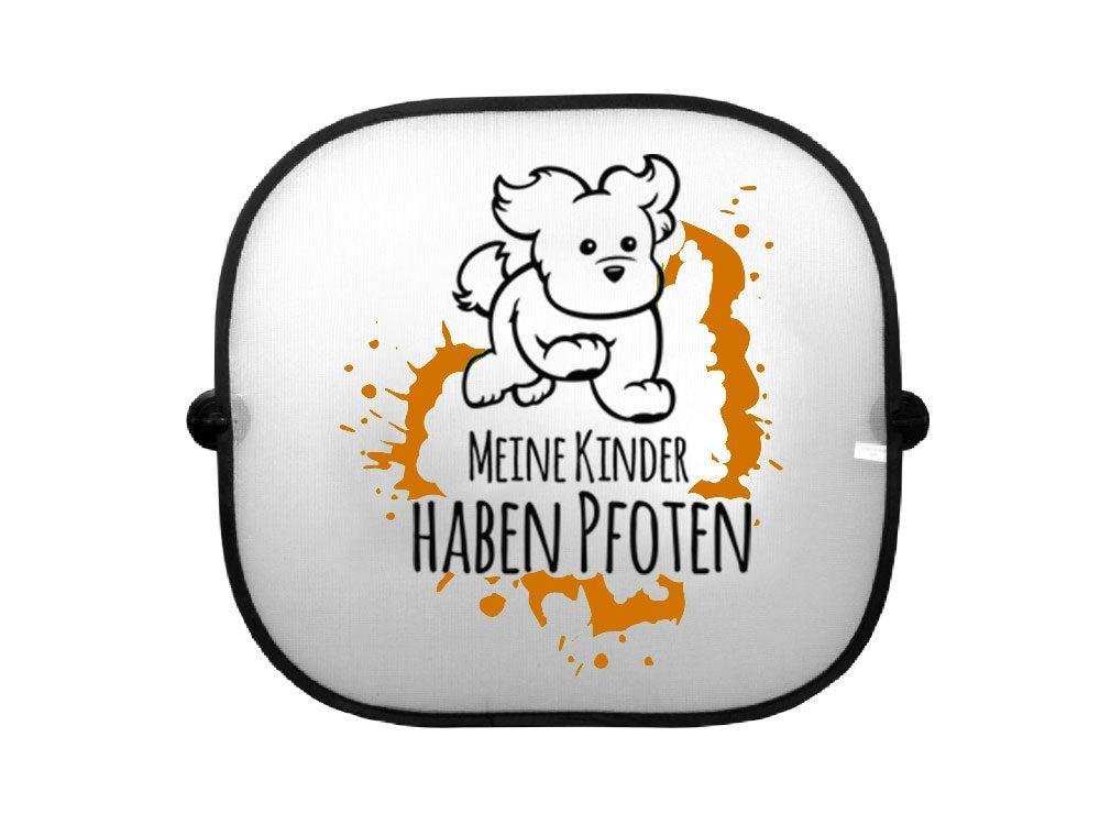 Sonnenschutz-Set „Meine Kinder haben Pfoten!“ - zwei Blenden-Tierisch tolle Geschenke
