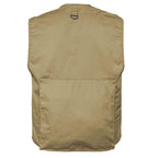 Rückansicht  Hundesportweste khaki, viele Taschen