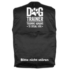 Personalisierte Hundetrainer Hundesportweste mit Motiv