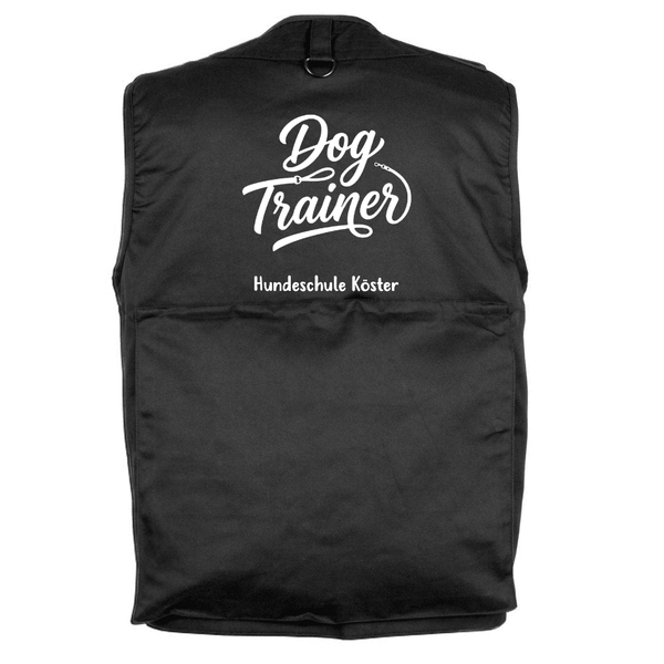 Hundesportweste für Hundetrainer mit 14 Taschen