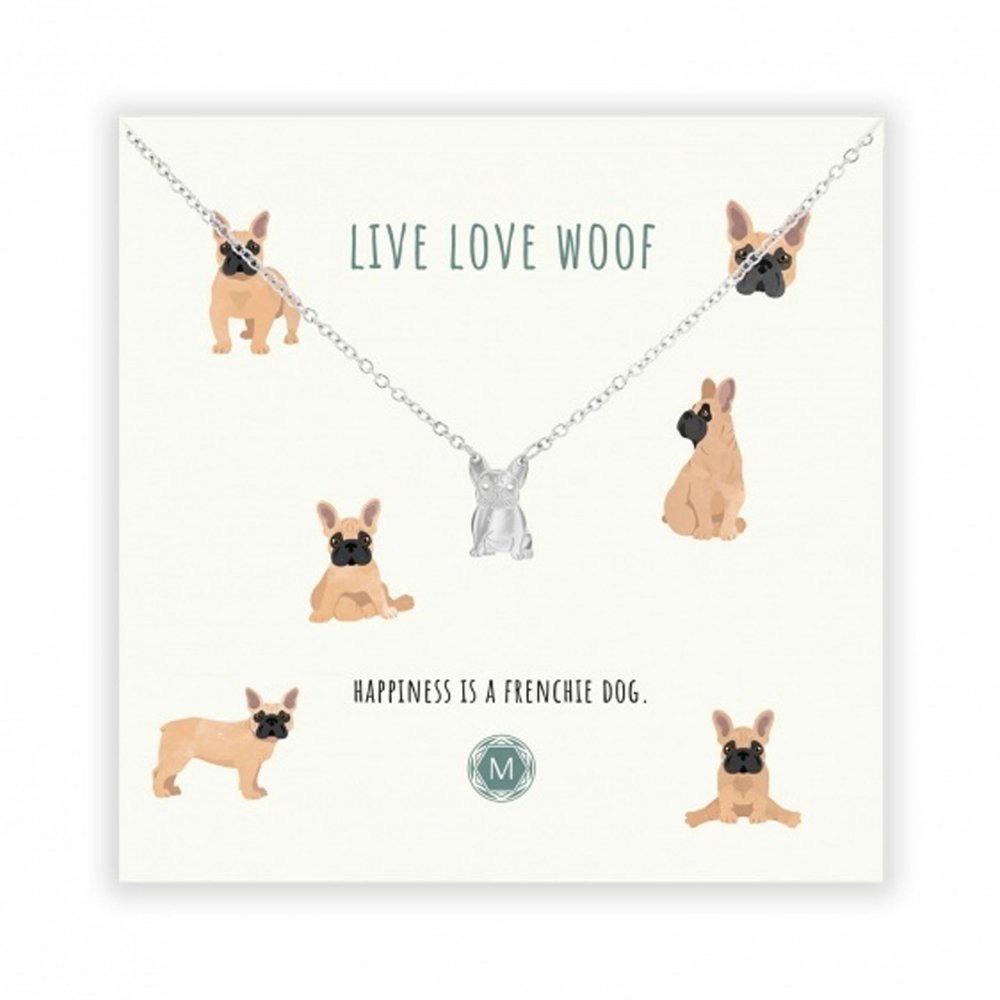 Kette Französische -Bulldogge aus Edelstahl-Tierisch tolle Geschenke