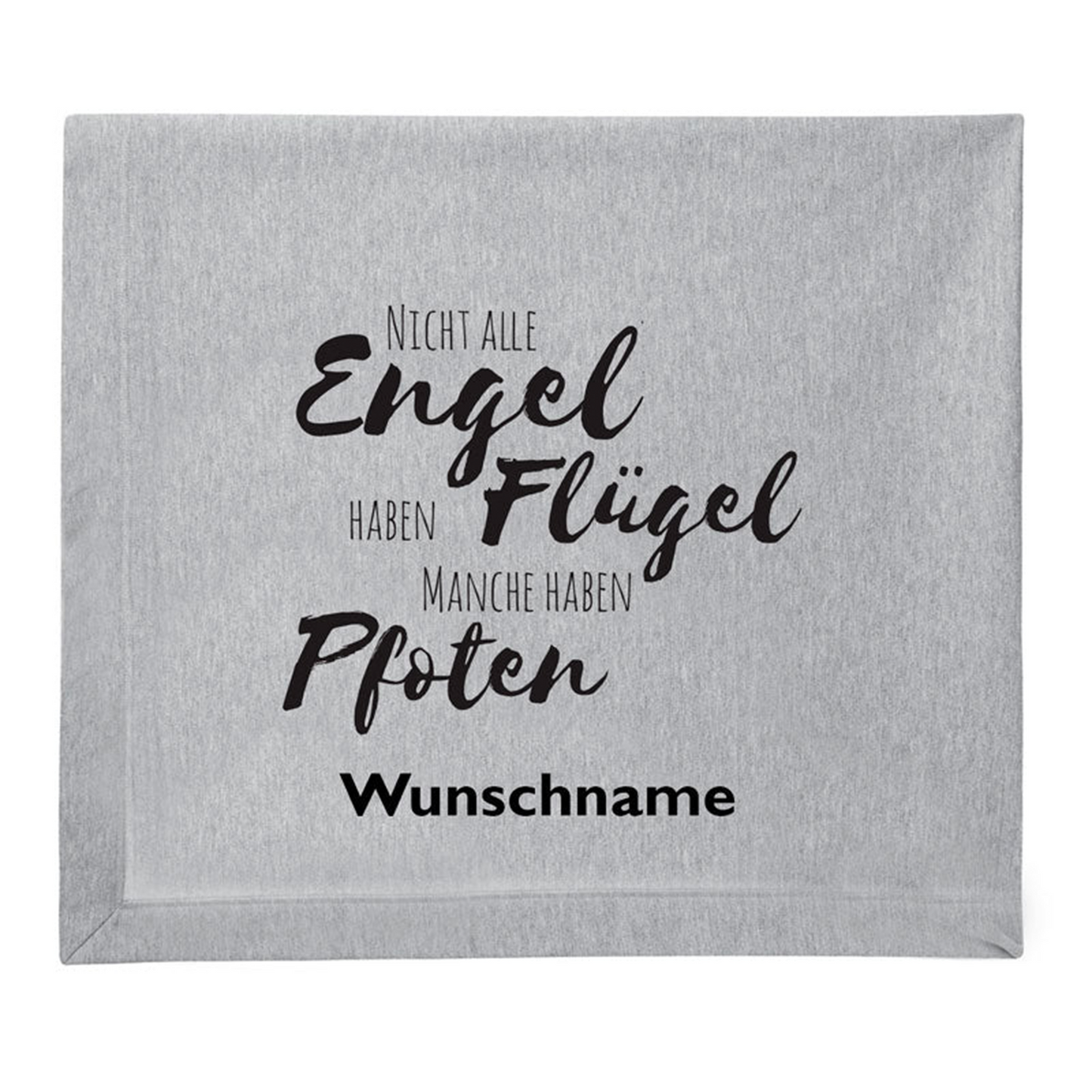 Nicht alle Engel haben Flügel - Fleece Schmusedecke 127 x 150 cm, tierisch tolle geschenke