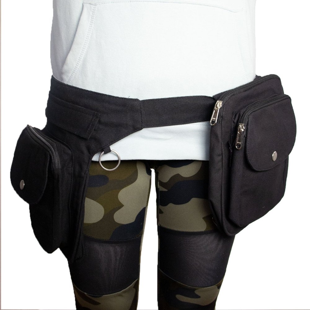 Nijens Hüfttasche Rostock - Bauchtasche -schwarz-Tierisch tolle Geschenke