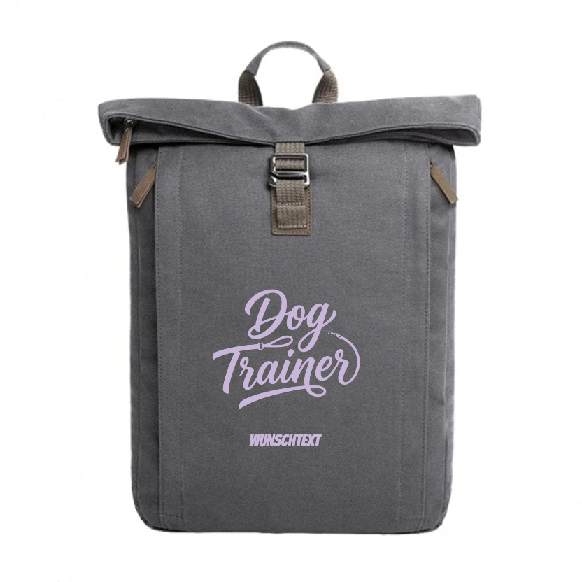 Outdoor Canvas Rucksack | Hundetrainer Edition anthrazit2