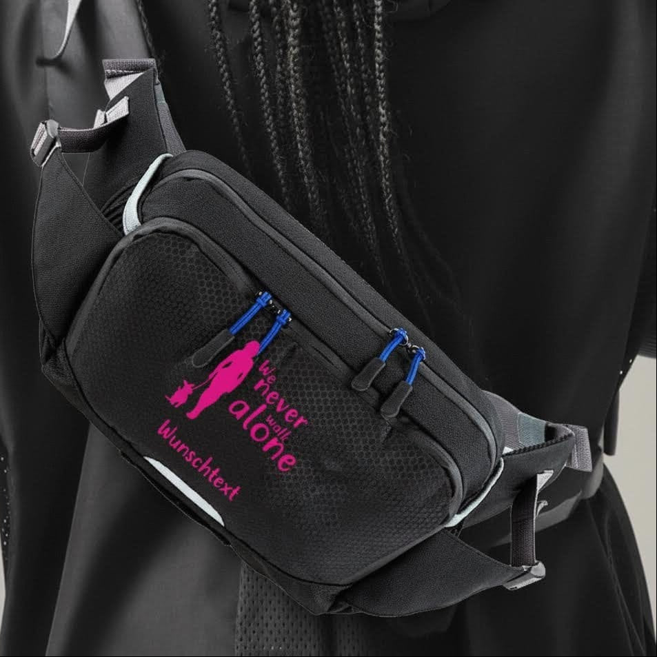 Personalisierte Schultertasche "Never walk alone"