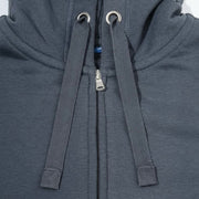 Damen Hoodie Hundeliebe Edition blau personalisiert – Kapuzenpullover mit Wunschname