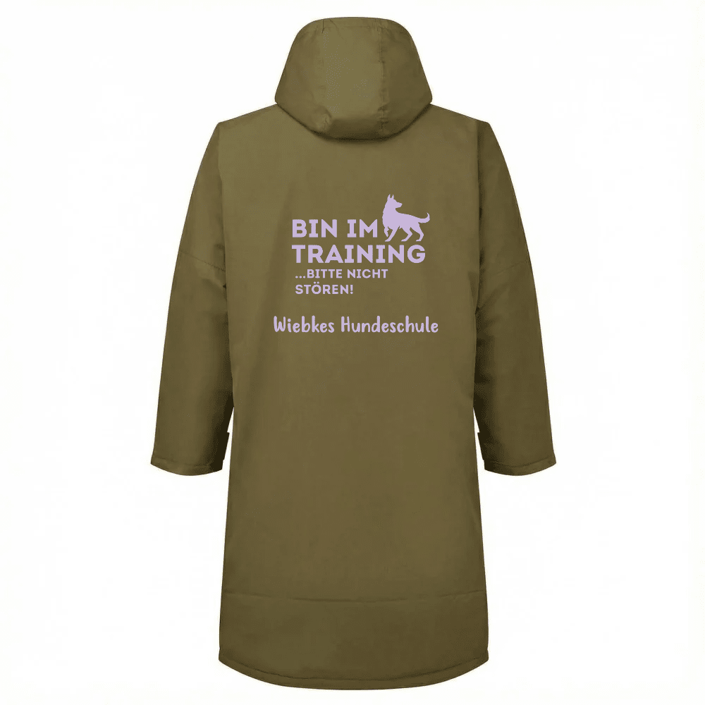 Personalisierter Hundetrainer Mantel mit Motiv