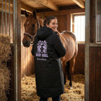 Wasserdichter Reit-Outdoor-Mantel für Pferdemenschen bei Regen und Wind