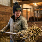 Wintermütze für Reiterinnen – perfekt für Stall & kalte Tage