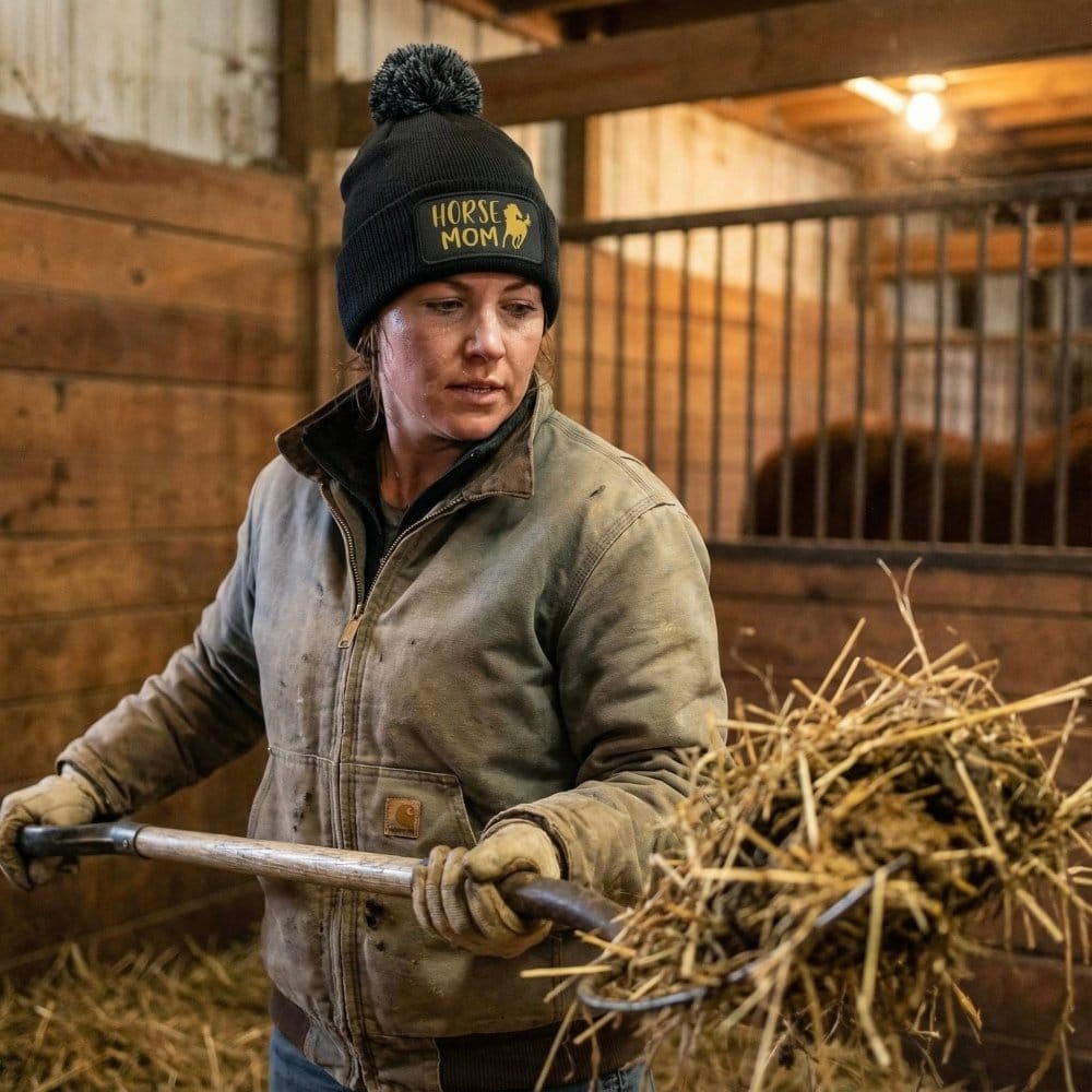 Wintermütze für Reiterinnen – perfekt für Stall & kalte Tage