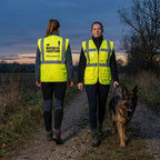 Hundesport Warnweste Unisex mit Taschen und Schlüsselhalter