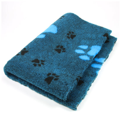 ProFleece Hundedecke 3-farbig blau - rutschfest