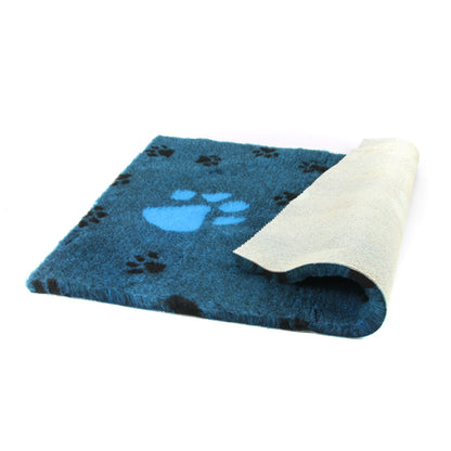 ProFleece Hundedecke 3-farbig blau - rutschfest