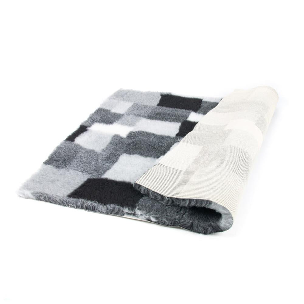 ProFleece Hundedecke Patchwork grau - Tierisch tolle Geschenke