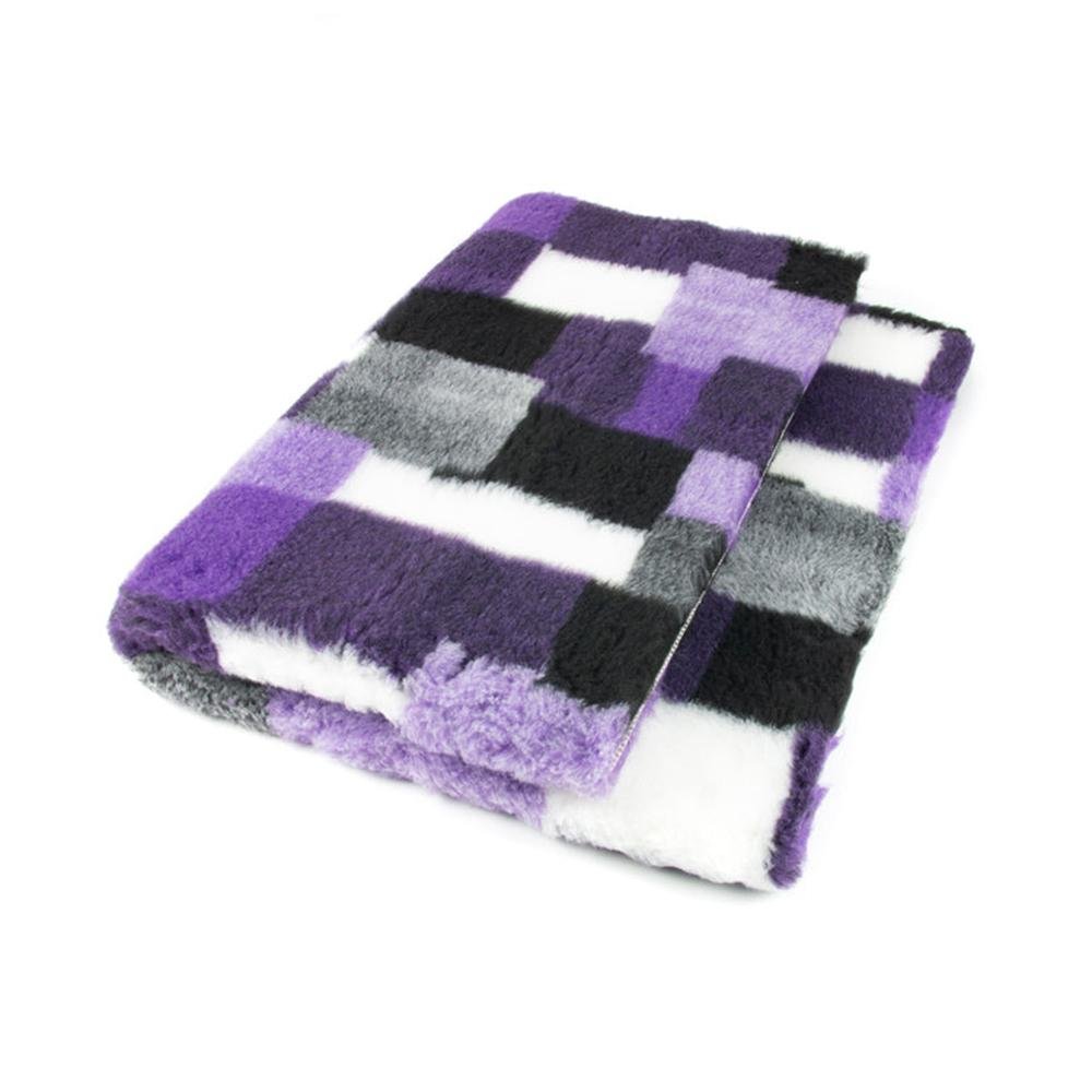 ProFleece Hundedecke Patchwork lila - Tierisch tolle Geschenke