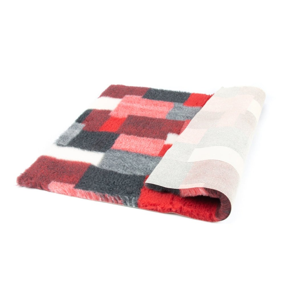 ProFleece Hundedecke Patchwork rot-Tierisch tolle Geschenke