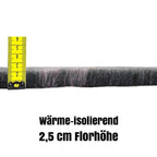 ProFleece Hundedecke anthrazit mit pinken Pfoten - Tierisch tolle Geschenke