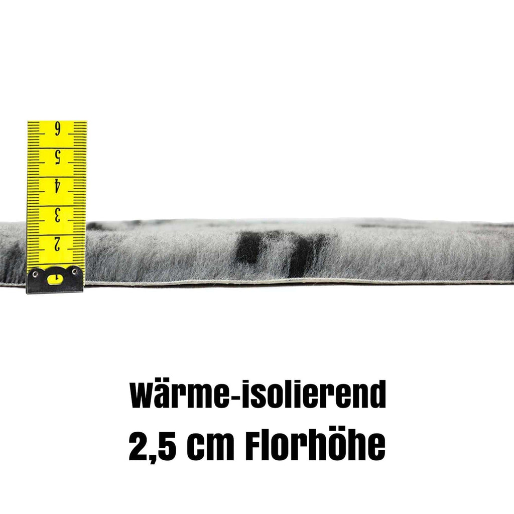 ProFleece Hundedecke grau mit schwarzen Pfoten - rutschfest-tierisch-tolle-geschenke